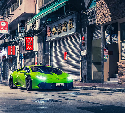 Фото дисков Brixton Forged PF7 Aerotech на Lamborghini Huracan