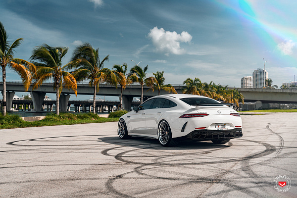 Фото дисков Vossen M-X4T (3-Piece) Глянцевый темный лак на Mercedes-Benz AMG GT I