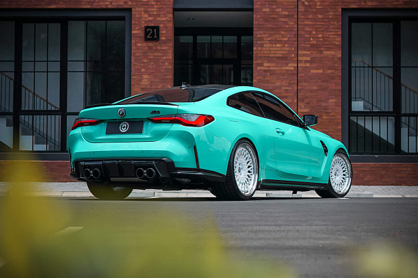 Фото дисков HRE 501 Белый глянец на BMW 4/M4 (G22/G82)