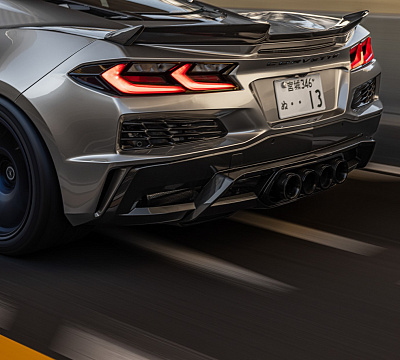 Фото дисков Brixton Forged RS01 на Chevrolet Corvette C8