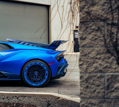 Фото дисков Brixton Forged FDE06 Aerotech на Lamborghini Huracan