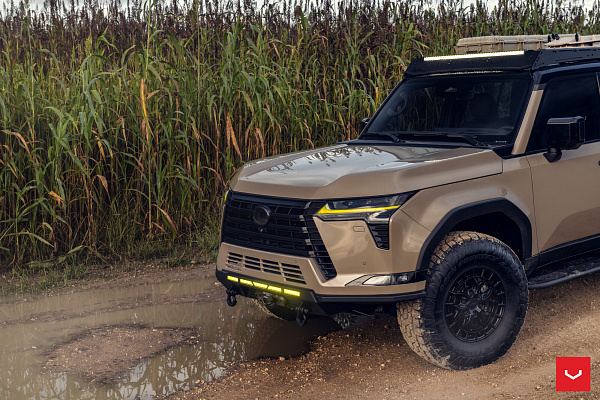 Фото дисков Vossen HFX-1 (6-Lug) Черный глянец на Lexus GX III