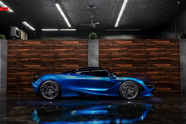 Фото дисков Anrky S3-X3 Черный сатин на McLaren 720S