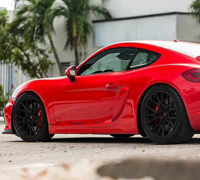 Фото дисков Vossen M-X3 на Porsche Cayman II