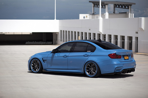 Фото дисков HRE S201 Сатиновый графит на BMW 3/M3 (F3x/F80)
