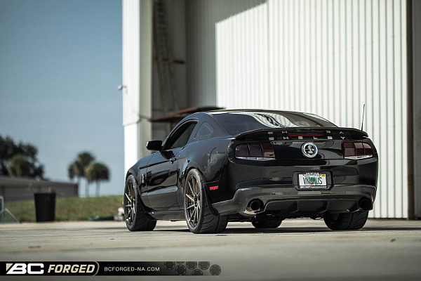Фото дисков BC Forged HCA210 Сатиновая бронза на Ford Mustang V