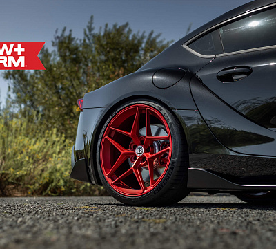 Фото дисков HRE FF11 на Toyota Supra A90