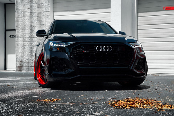Фото дисков Anrky S3-X4 Черный сатин на Audi Q8