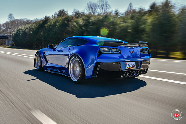 Фото дисков Vossen M-X1 (3-Piece) Глянцевый лак на Chevrolet Corvette C7