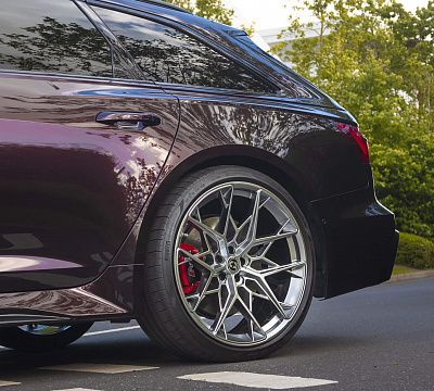 Фото дисков HRE FF10 на Audi A/RS 6 (C8)