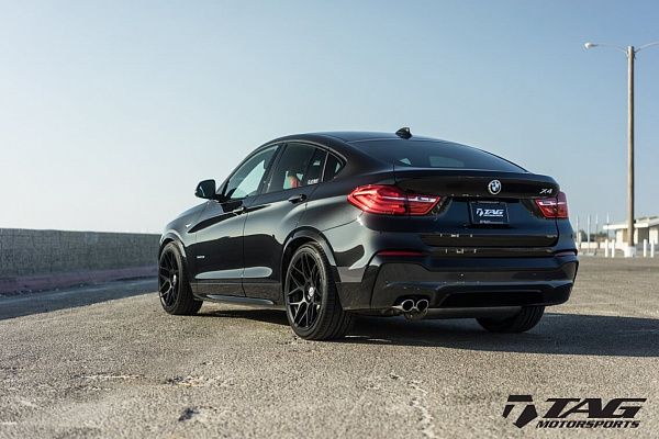 Фото дисков HRE FF01 Черный сатин на BMW X4 (F26)