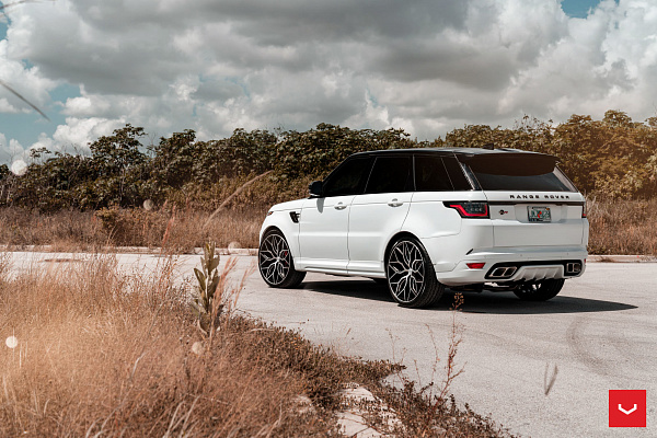 Фото дисков Vossen HF-2 Алмазная проточка на Range Rover Sport II