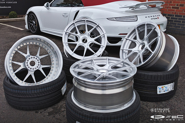 Фото дисков Strasse Wheels SM5R Deep Concave Duoblock Глянцевый лак на Porsche 911 VII