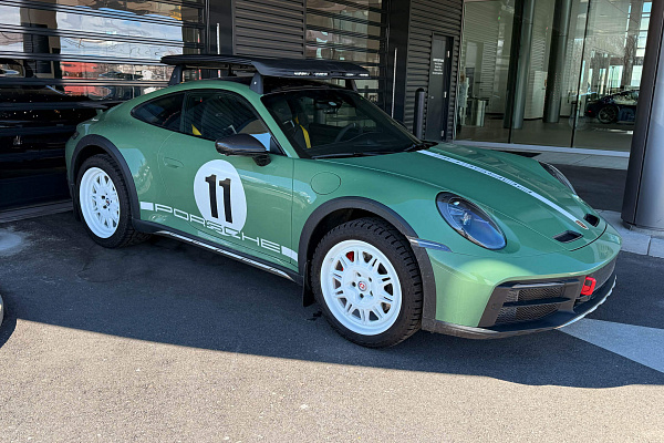 Фото дисков HRE 528 Белый глянец на Porsche 911 VIII