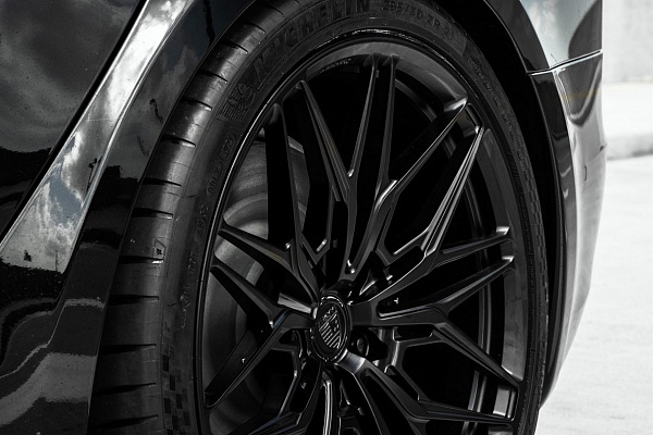 Фото дисков Anrky S1-X1 Черный сатин на Tesla Model S