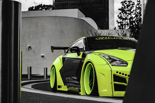Фото дисков Savini SV71 Другой цвет на Nissan GT-R