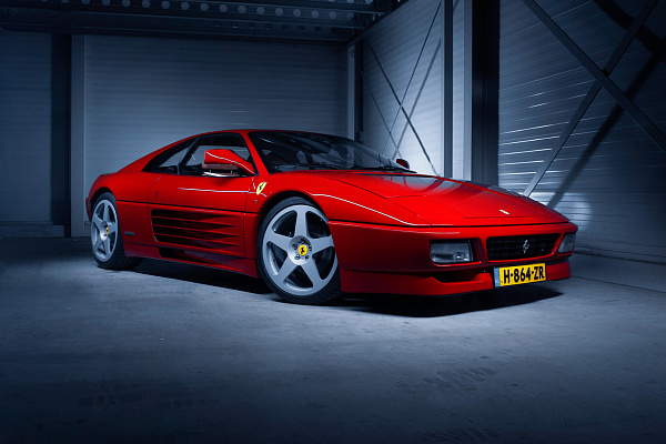 Фото дисков HRE 305M Серебро на Ferrari F355