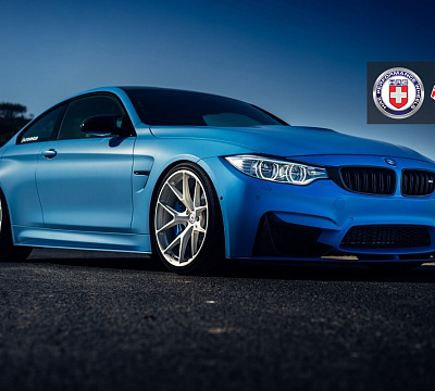 Фото дисков HRE P101 на BMW 4/M4 (F32/F82)