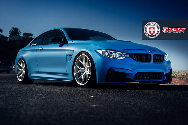 Фото дисков HRE P101 Сатиновый лак на BMW 4/M4 (F32/F82)