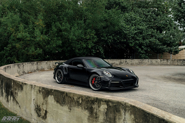 Фото дисков 1886 Wheels S007 Черный сатин на Porsche 911 VIII