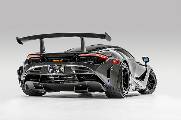 Фото дисков Brixton Forged R11-R Aerotech Черный сатин на McLaren 720S