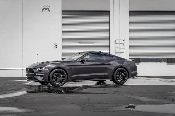 Фото дисков HRE FF21 Глянцевый графит на Ford Mustang VI