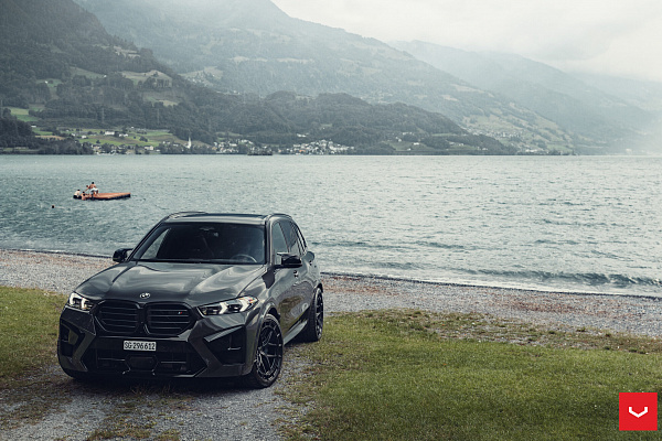 Фото дисков Vossen HFX-1 (5-Lug) Черный сатин на BMW X5/X5 M (G05/G18/F95)