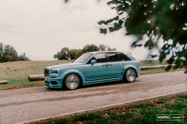 Фото дисков NOVITEC SP3 Глянцевый лак на Rolls-Royce Cullinan