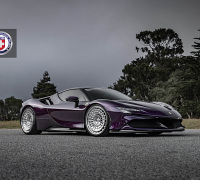 Фото дисков HRE 515 GTM на Ferrari SF90
