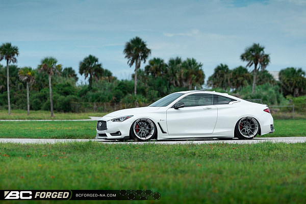Фото дисков BC Forged HCA162 Глянцевый графит на Infiniti Q60 II