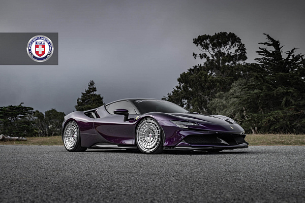 Фото дисков HRE 515 GTM Полированный лак на Ferrari SF90