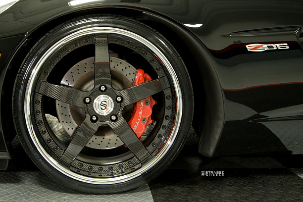 Фото дисков Strasse Wheels S5 Signature Другой цвет на Chevrolet Corvette C6