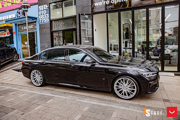 Фото дисков Vossen HF-4T Серебро на BMW 7 (G11/G12)