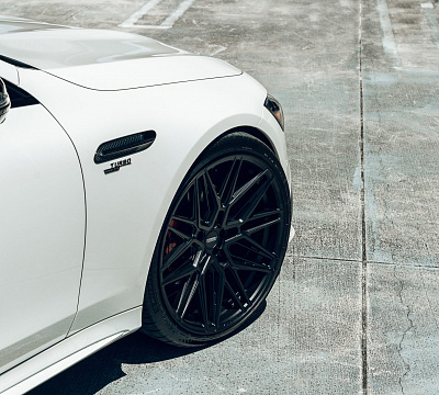 Фото дисков Vossen HF-7 на Mercedes-Benz AMG GT I