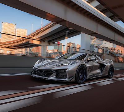 Фото дисков Brixton Forged RS01 на Chevrolet Corvette C8