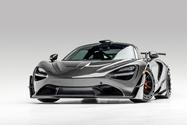 Фото дисков Brixton Forged R11-R Aerotech Черный сатин на McLaren 720S