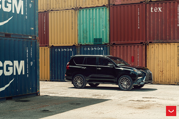 Фото дисков Vossen HF6-3 Алмазная проточка на Lexus GX II