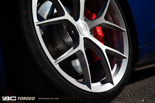 Фото дисков BC Forged KL01 Глянцевый тонированный лак на Tesla Model 3