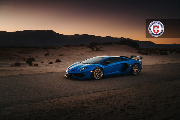 Фото дисков HRE S111SC Сатиновая темная медь на Lamborghini Aventador