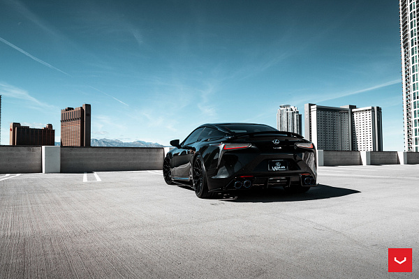 Фото дисков Vossen HF-2 Черный глянец на Lexus LC 500