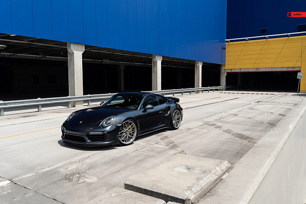 Фото дисков Anrky S1-X1 Глянцевый тонированный лак на Porsche 911 VII