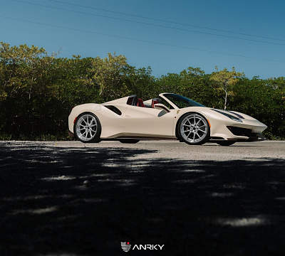 Фото дисков Anrky AN32 на Ferrari 488
