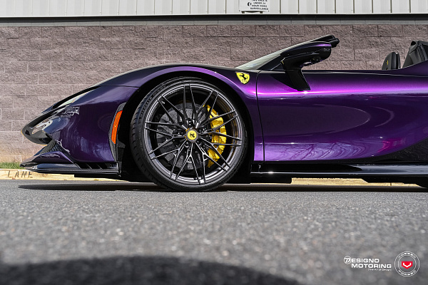 Фото дисков Vossen S21-02 Глянцевый тонированный лак на Ferrari SF90