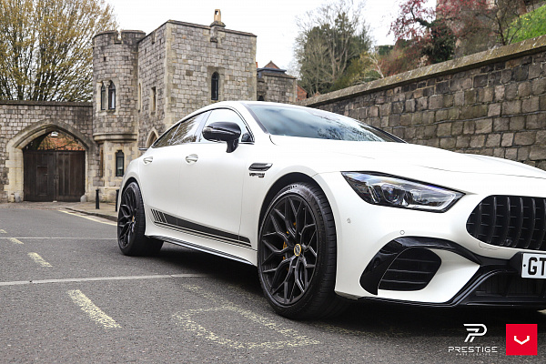 Фото дисков Vossen HF-2 Сатиновый графит на Mercedes-Benz AMG GT I