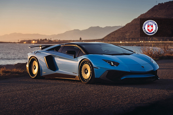 Фото дисков HRE 935 Черный сатин на Lamborghini Aventador