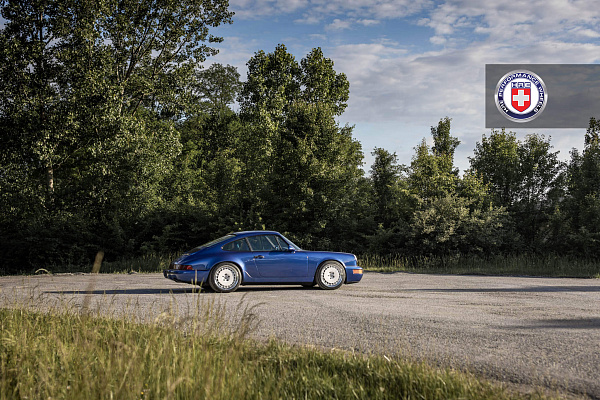 Фото дисков HRE 935 Белый глянец на Porsche 911 III