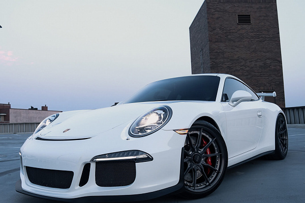 Фото дисков HRE S104SC Сатиновый темный лак на Porsche 911 VII