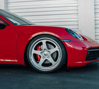 Фото дисков HRE 527 на Porsche 911 VIII