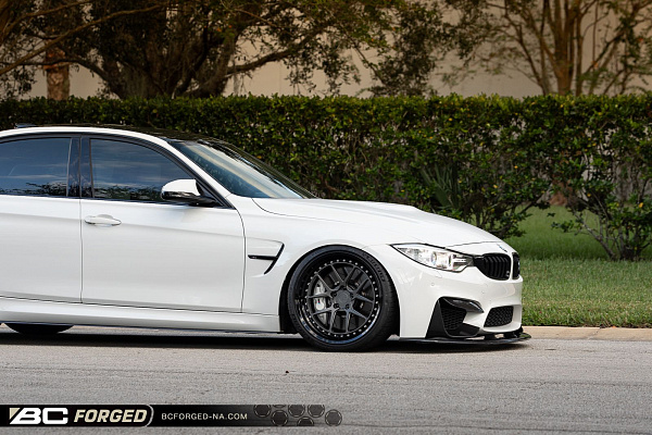 Фото дисков BC Forged LE52 // MLE52 Матовый графит на BMW 3/M3 (F3x/F80)