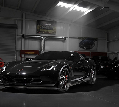 Фото дисков Savini SV40 на Chevrolet Corvette C7